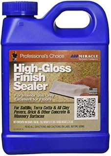 Miracle Sealants HGFS6QT High Gloss Finish Sealer Color & Gloss Enhancers, Quart, Clear, 32 Fl Oz