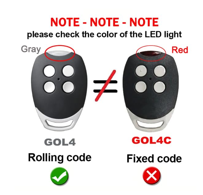 Garage Door Handheld Transmitter Compatible Remote Control XI35 - Image 3
