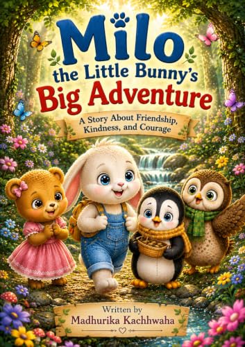  Milo the Little Bunny\'s Big Adventure: A Story about Friendship, Kindness and Courage (English Edition)