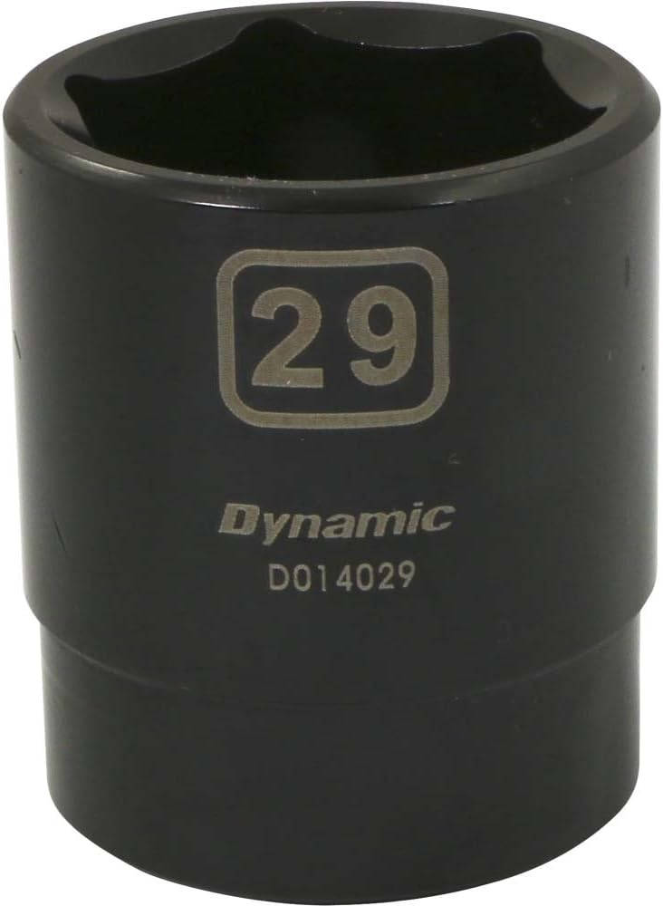 Dynamic Tools 1/2" Drive 6 Point Metric, 23mm Standard Length, Impact Socket