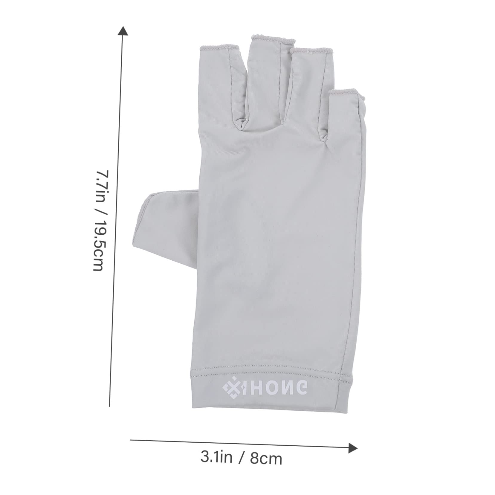 Mikinona Uv Proof Gloves for Gel Manicures Anti Uv Manicure Gloves Breathable Sweat Absorbent Comfortable to Wear