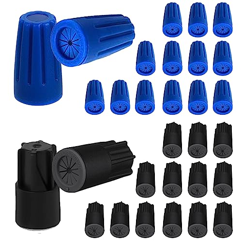 30PCS Waterproof Wire Electrical Connectors 22AWG-12AWG, Outdoor Seal Electrical Twist Nuts Caps...