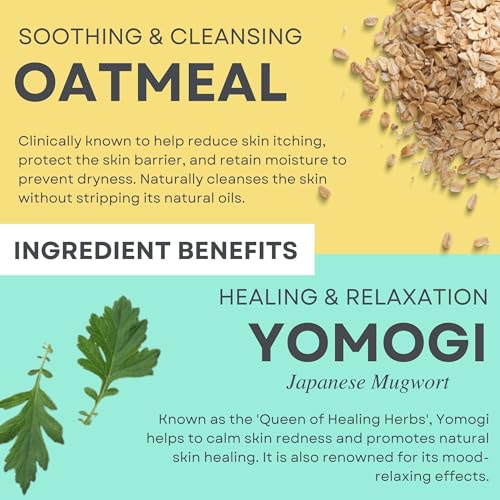 Mogimogi Baby Organic Oatmeal Bath Soak For Baby, Kids & Sensitive Skin – Soothes Eczema, Diaper Rash, And Dry Itchy Skin – Soap Free thumb #3