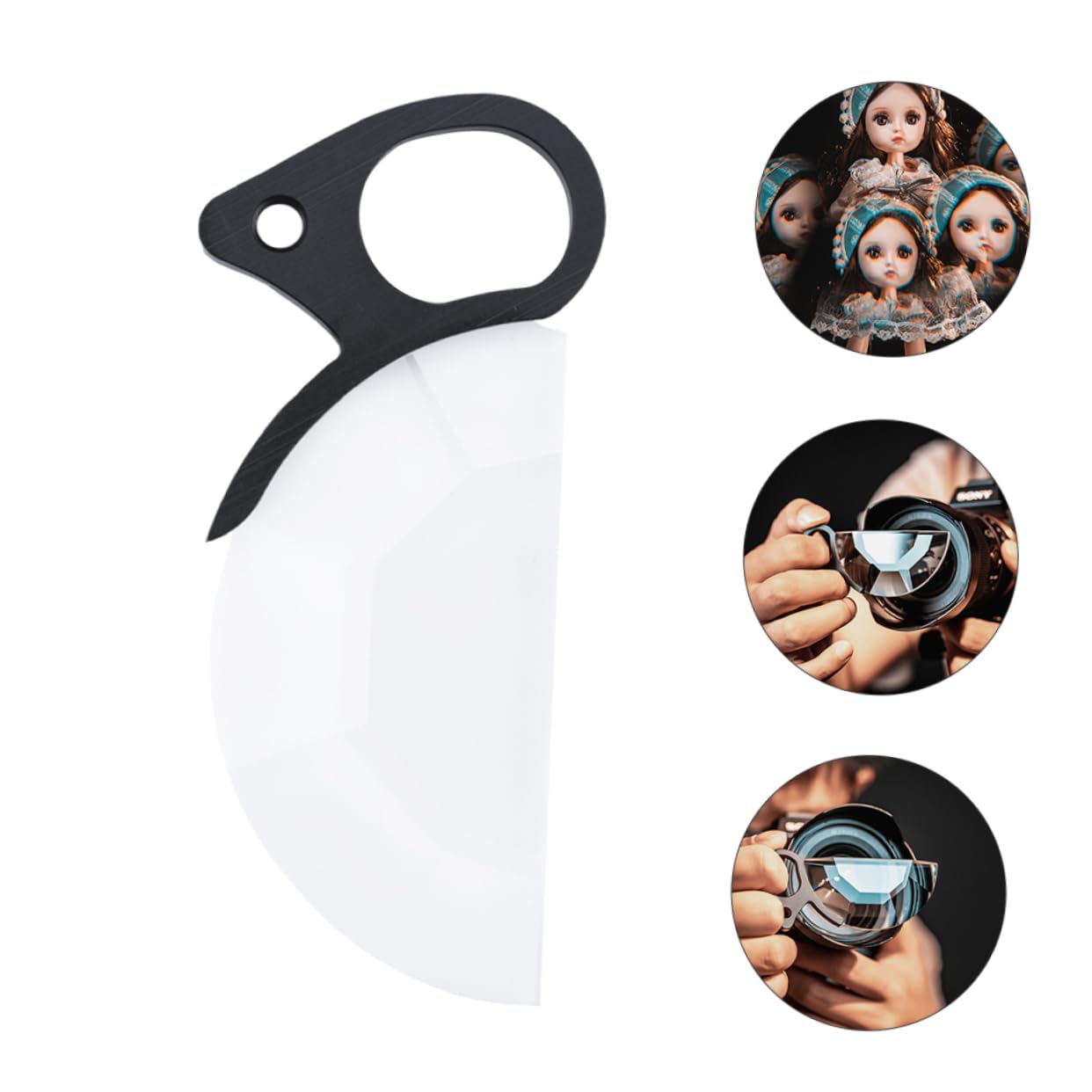 balacoo Kaleidoscope Prisms 79mm Photo Camera Filters Photography Props 1 Set Lens