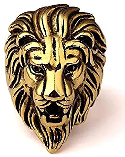 Stainless Steel Roaring Lion Head Unique Design Ring for Men and Boys
