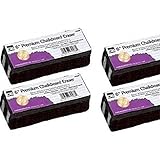 Charles Leonard Chl74586 Premium Chalkboard Eraser Set - 4 pack Bundle Kit