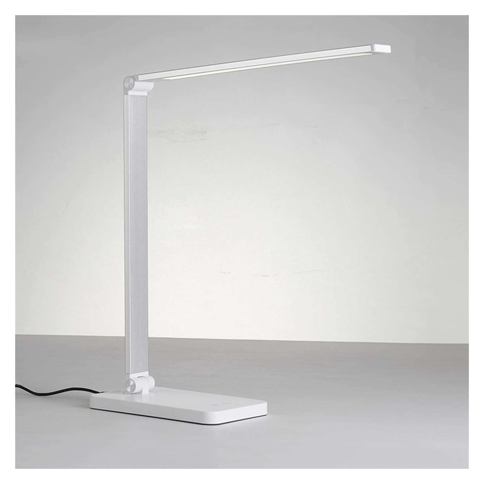 Lampada da apprendimento pieghevole Lampada da scrivania a LED dimmerabile con porta USB Lampada da lettura in 3 modalità colore con lampada da scrivania per telefono