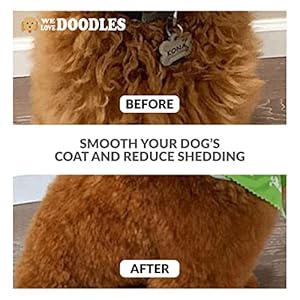   Pet-Grooming-Detangler-Pin-Dog-Brush-For-Shedding-and-Removing-Loose-Fur-Lightweight-Beech-Wood-with-Gold-Plated-Pins-for-Long-Hair-We-Love-Doodles