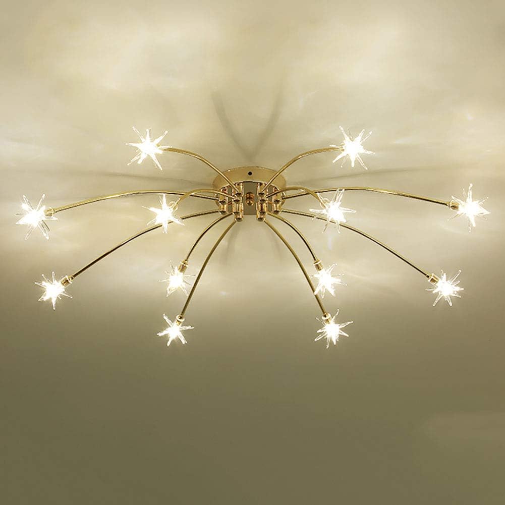 High-End 21-Head Crystal Ice Flower Ceiling Light, Modern Starry Sky Fixture, G4 Nordic Art Design, Stylish LED Lamp for Elegant Home Decor & Luxury Lighting