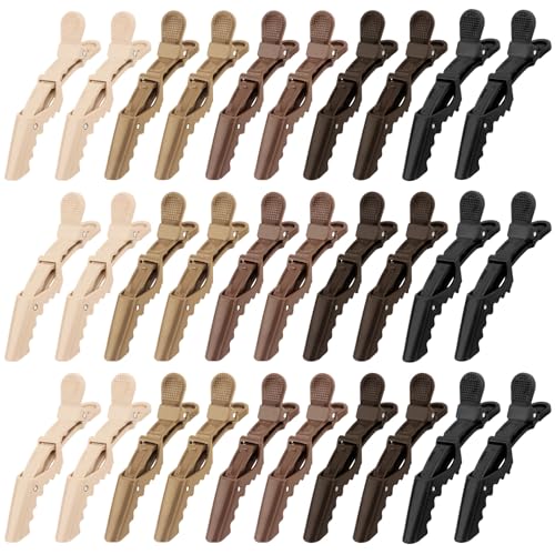 30 Pinzas grandes tipo aligator para peinado profesional miniatura 1