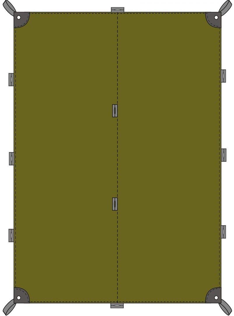 Tatonka waterproof shelter tent trap sun awning lightweight hammock cover olive