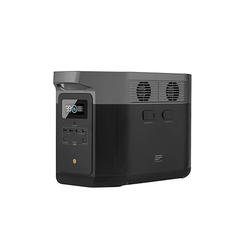 Immagine del prodotto ECOFLOW Centrale Elettrica Portatile 2016Wh DELTA Max, Capacità Espandibile, Generatore Solare con 4 Prese CA da 2400W (4600W Sovratensione) per l’Uso all’Aperto, Viaggio, Campeggio