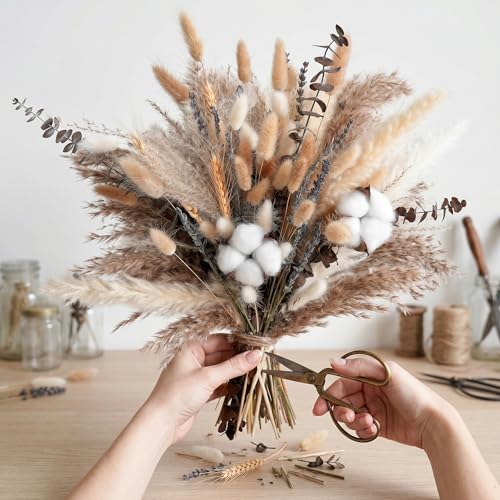Ramo de Flores Secas con Hierba Pampas y Eucalipto miniatura 2