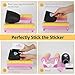 OMPERIO Cup Cradle for Crafting Tumbler, Cup Cradle for Tumblers with Felt Edge Squeegee to Apply Vinyl Decals with Measurements for Mugs (Pink)