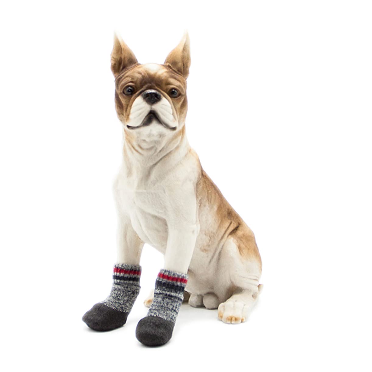 PRETYZOOM 3er-Sets Hundesocken Ungepolsterte Hundeschuhe Für Den Einsatz Grau 2 Paar X 3