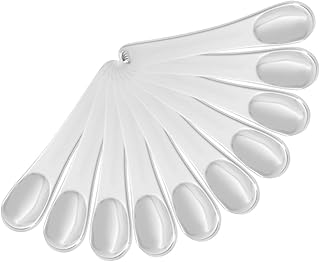 CRAFTHROU 10 Pçs Colher Cosmética De Metal Ferramenta Facial Hidratante Aplicador Mini Loção Espátula De Maquiagem Ferramenta Ferramentas De Cuidados Com A Colher De Cosméticos