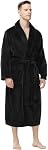 Yurhap Robe en peluche pour hommes, Robe en en peluche douce pour hommes et Robe en peignoir pour hommes & 2 Poches