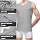 Geyuwoz 3er Pack Unterhemd Herren 100% Baumwolle Tank Top Herren Ärmelloses Unterhemden Feinripp Muskelshirts Sport Männer BWG-L-3