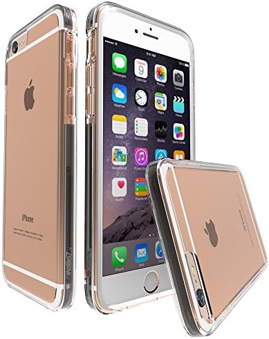 iPhone 7 Case, MoboZx [Premium Flexible] Innovative Dotted-Buffer Transparent Protective Dual-Layer Reinforced Shock-Proof Bumper Scratch-Resistant for Apple iPhone 7 (Crystal Black)