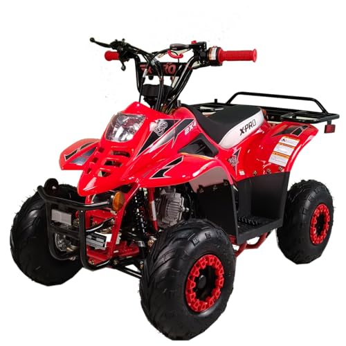 X-PRO 110cc Kids ATV Quad Youth ATVs 4 Wheels (Red)