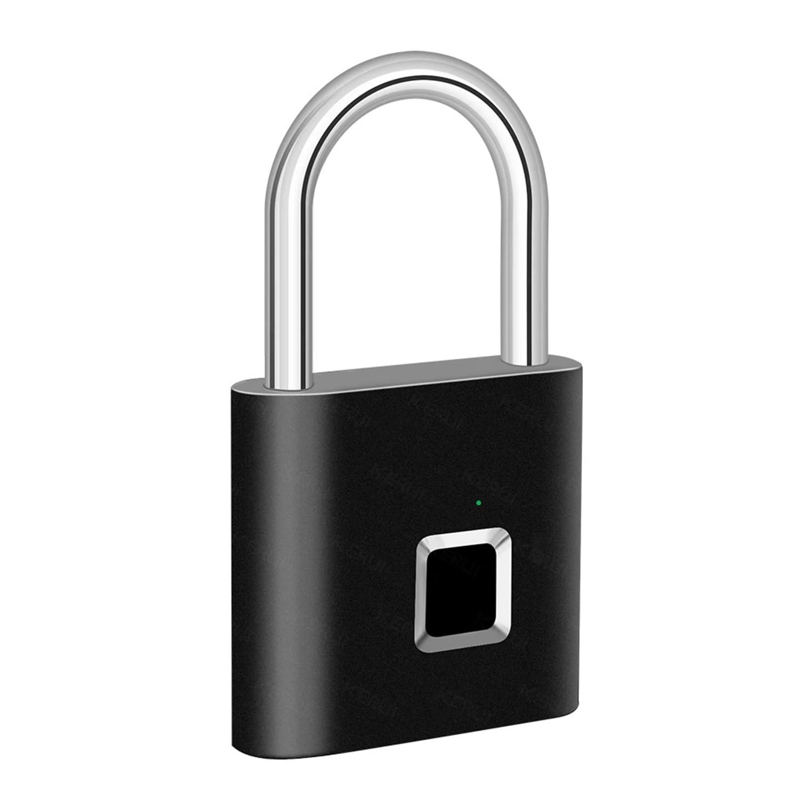 JVDDI Smart Door Handle, Smart Fingerprint Padlock Waterproof Biometric Padlocks with Buit-in Rechargeable Battery Door Lock(Nero)
