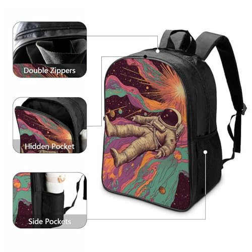 Sac à dos d'école astronaute pour garçons 40x28x16cm