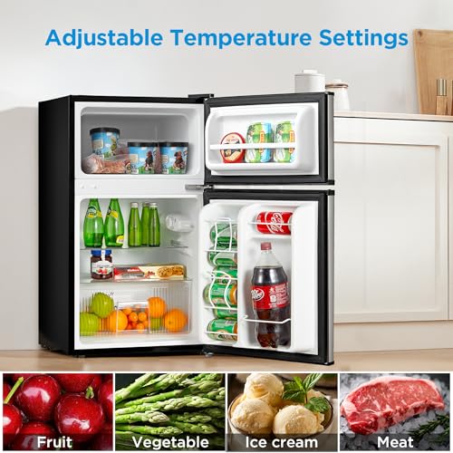 Midea WHD-113FSS1 Compact Refrigerator