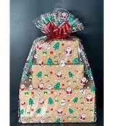 Christmas Cellophane Wrap Roll 100 Ft X 31.5 Inch Xmas Gift Basket - View #8