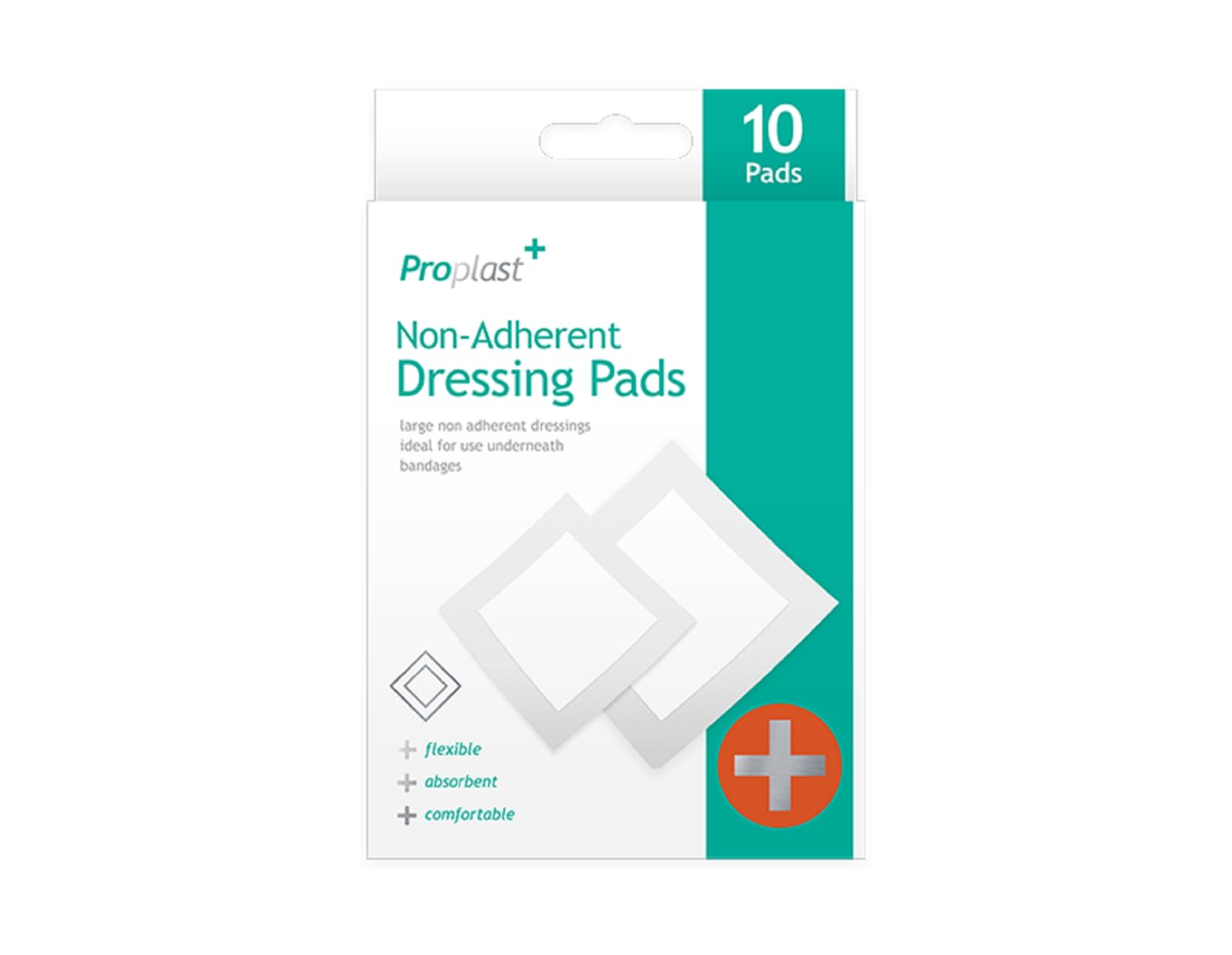 Non-Adherent Dressing Pads - Pack of 10
