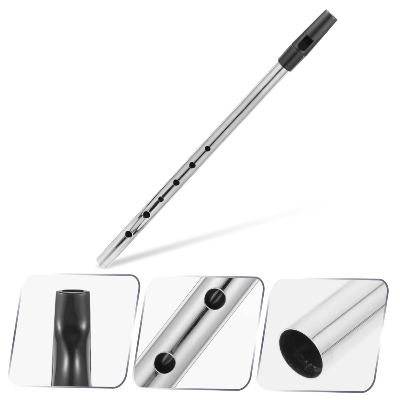 TOYANDONA 2pezzi Flauto Irlandese in Metallo c Principianti e Intermedi Strumento Musicale Facile Da Suonare Adatto Tutti Colore Elegante Per Occasioni Diverse