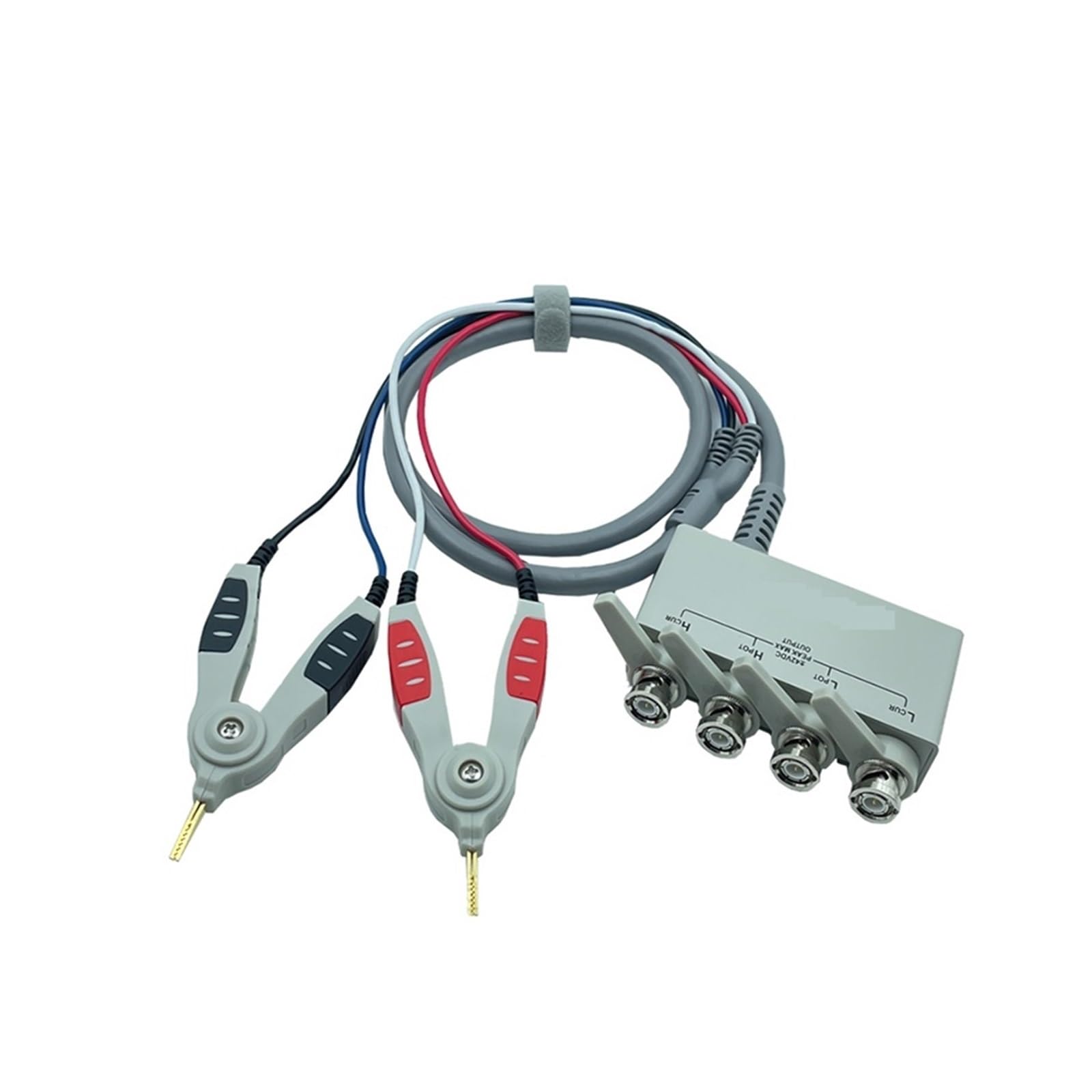 LCR Messgerät, Test LCR Instrument Kabel Digitale Brücke Clamp SMD Patch Clamp Mit Abschirmung Box Bessere Test Genauigkeit Draht Länge 1m(Paragraph B)