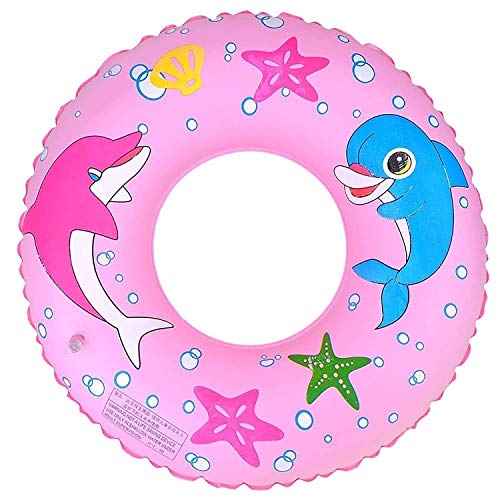 Image of Glan Kids Swimming Pool Accessories Inflatable Combo Summer Swimming Beach Pool Accessories Adults Water Fun Toys (Swimming Ring (Girls))