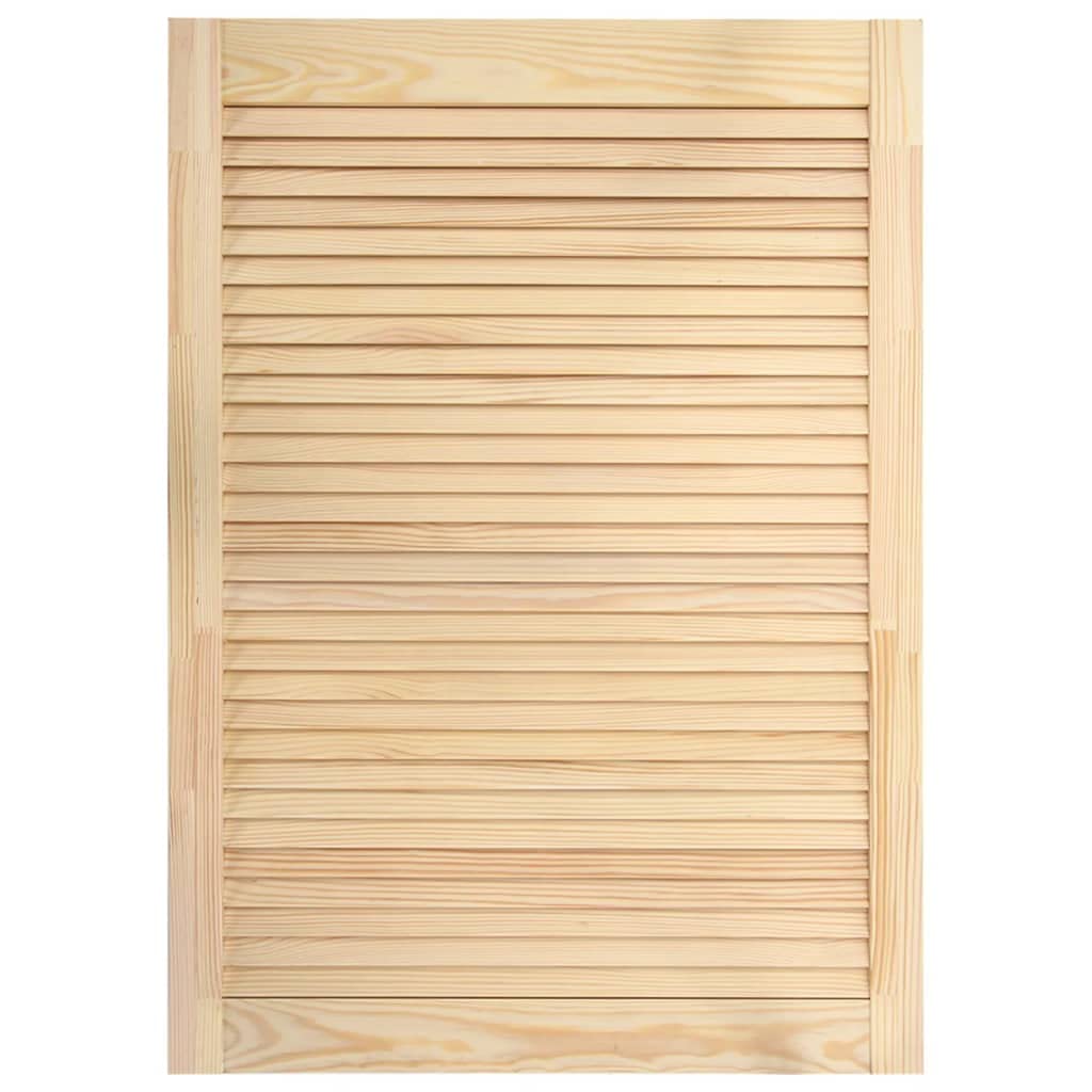 Portes d armoire à persiennes 2pcs 69x39,4cm bois de pin massif