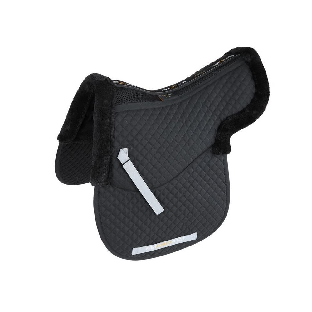 Shires Performance Half Lined Numnah 15-16.5" - Black