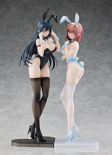 イコモチ オリジナルキャラクター 黒バニー葵&白バニー夏芽 2体セット 限定バージョン 1/6スケール プラスチック製 塗装済み完成品フィギュア
