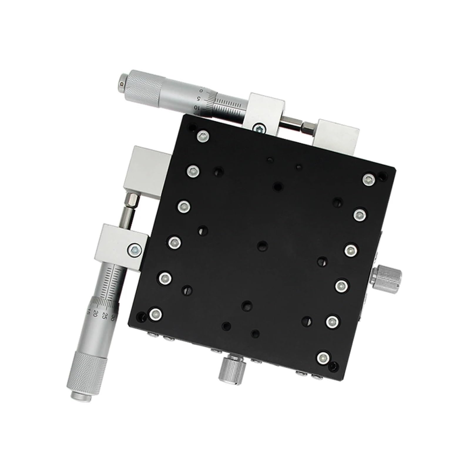 Stół przesuwny z osią XY, optyczny stolik liniowy, platforma z ręcznym przesuwem, siłownik liniowy 40 mm, 60 mm, Mini/Ni, LGY40, LGY60, LY40, LY60 (40 mm, prawy, prowadnica kulkowa)