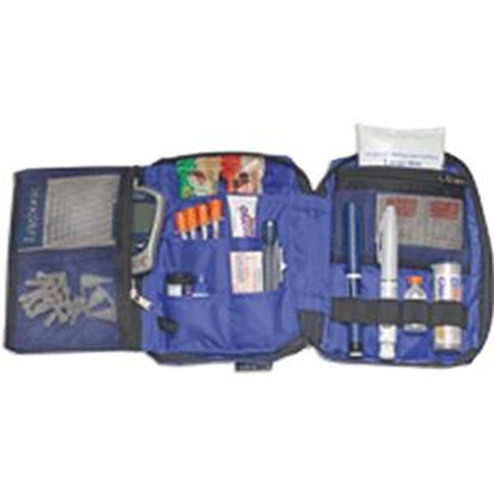 DIA-PAK Deluxe Diabetic Supply Organizer - Black