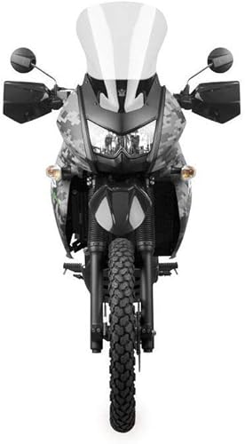 National Cycle VStream - Parabrisas (18 pulgadas) (humo claro) compatible con Kawasaki KLR650 08-18