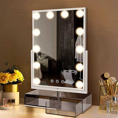 Espejo de Maquillaje NeuType con Luces y 12 Bombillas miniatura 2