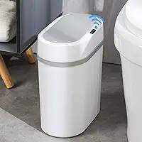Lixeira Automática 12L com Sensor Inteligente de Aproximação – Tampa Abre e Fecha Automático – Ideal para Cozinha, Banheiro e Escritório – Design Moderno e Silencioso