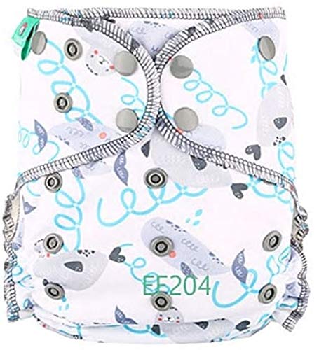 Buy Eco Green Baby Swirly Elinfant All In 2 Cloth Diapers 3 36 Months Online At Low Prices In India Amazon In