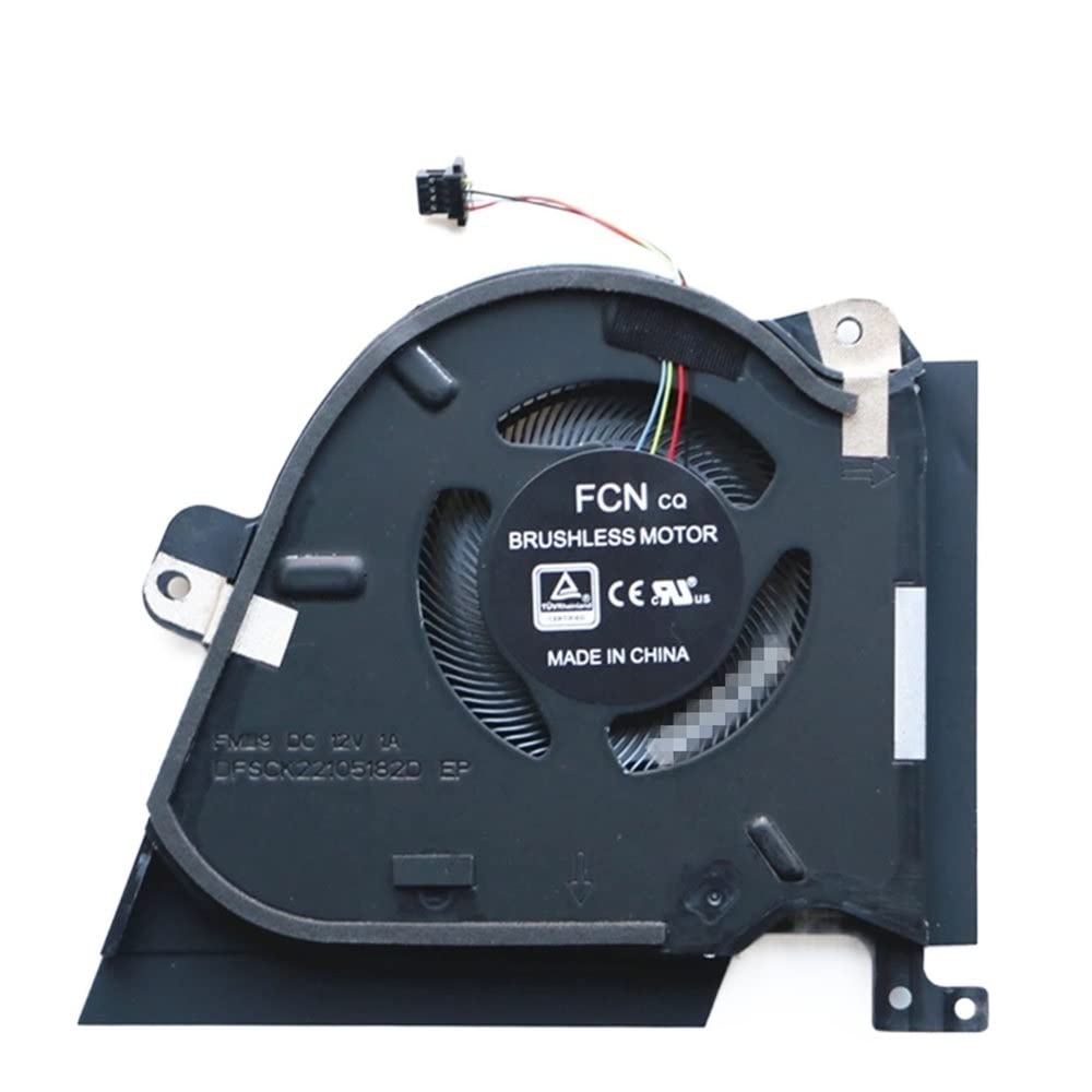 Części do laptopów Nowy wentylator do procesora GPU laptopa chłodnica Notebook PC dla ASUS ROG Zephyrus Duo 15 GX550 GX550LXS GX550LWS GX550Q FMB8 FMB9 DC12V 1A(GPU FAN (FMB9))