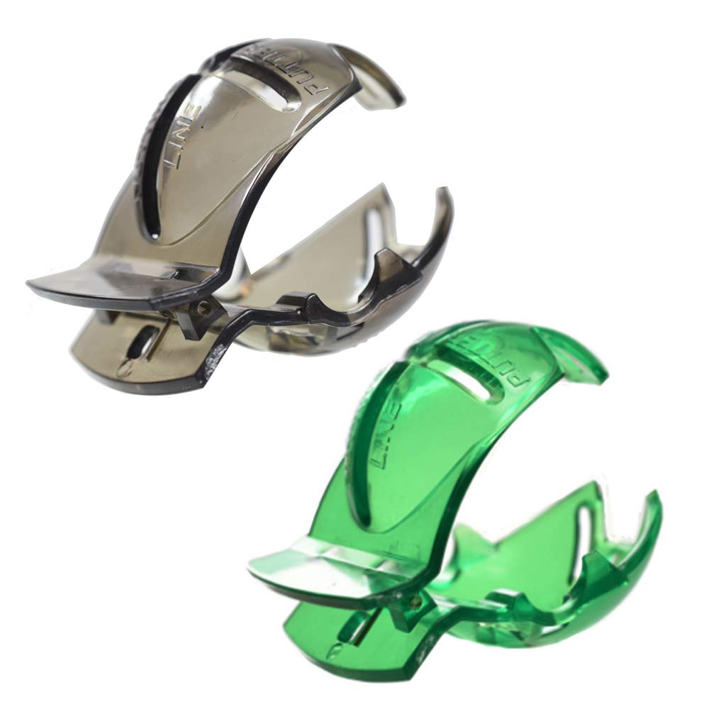 IKAAR2pcs Golf Ball Line Clip Liner Marker Pen Template Alignment Marks Tool (Black+Green)