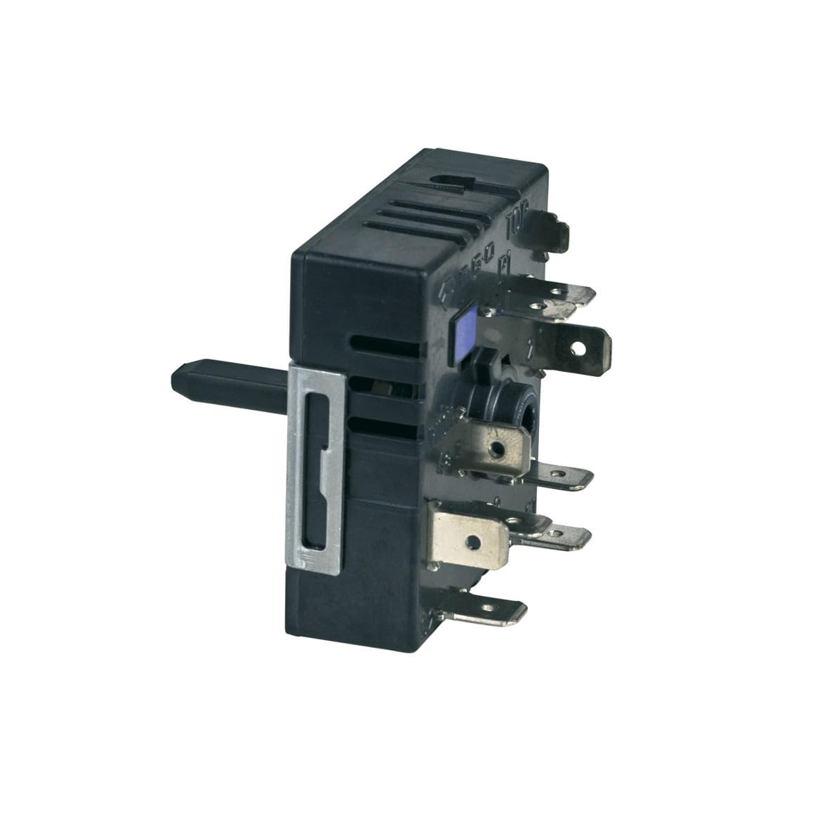 easyPART Kompatibel/Ersatz für Electrolux 14001334001/7 Kochplattenschalter Zweikreis Energieregler rechtsdrehend 240V Kochfeld Herd AEG 140013340017 EGO 50.85071.000 stufenlose Regulierung passend