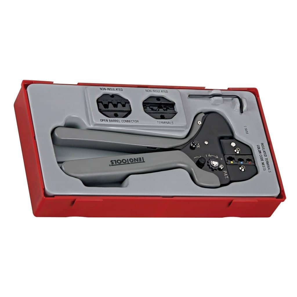 Teng Tools Grey,Black Tengtools Ttcp04 - Set Of 4 Crimping Tools For Insulated And Non-Insulated Terminals