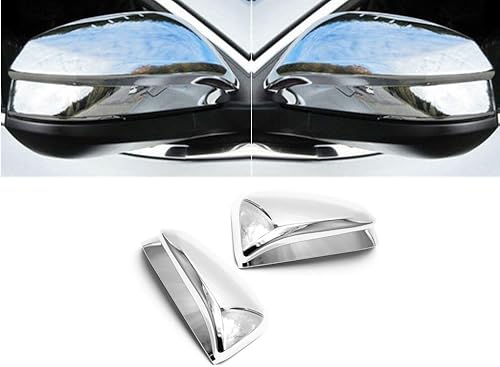 Para Toyota 2013-2016 RAV 42014-2015 4Runner Highlander 2014-2018 Highlander cromo puerta superior medio espejo cubierta cubierta cubierta sin