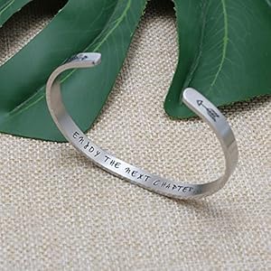 Joycuff bracelets for women personalized inspirational jewelry mantra cuff bangle friend encouragement gift for her  urban country home decor