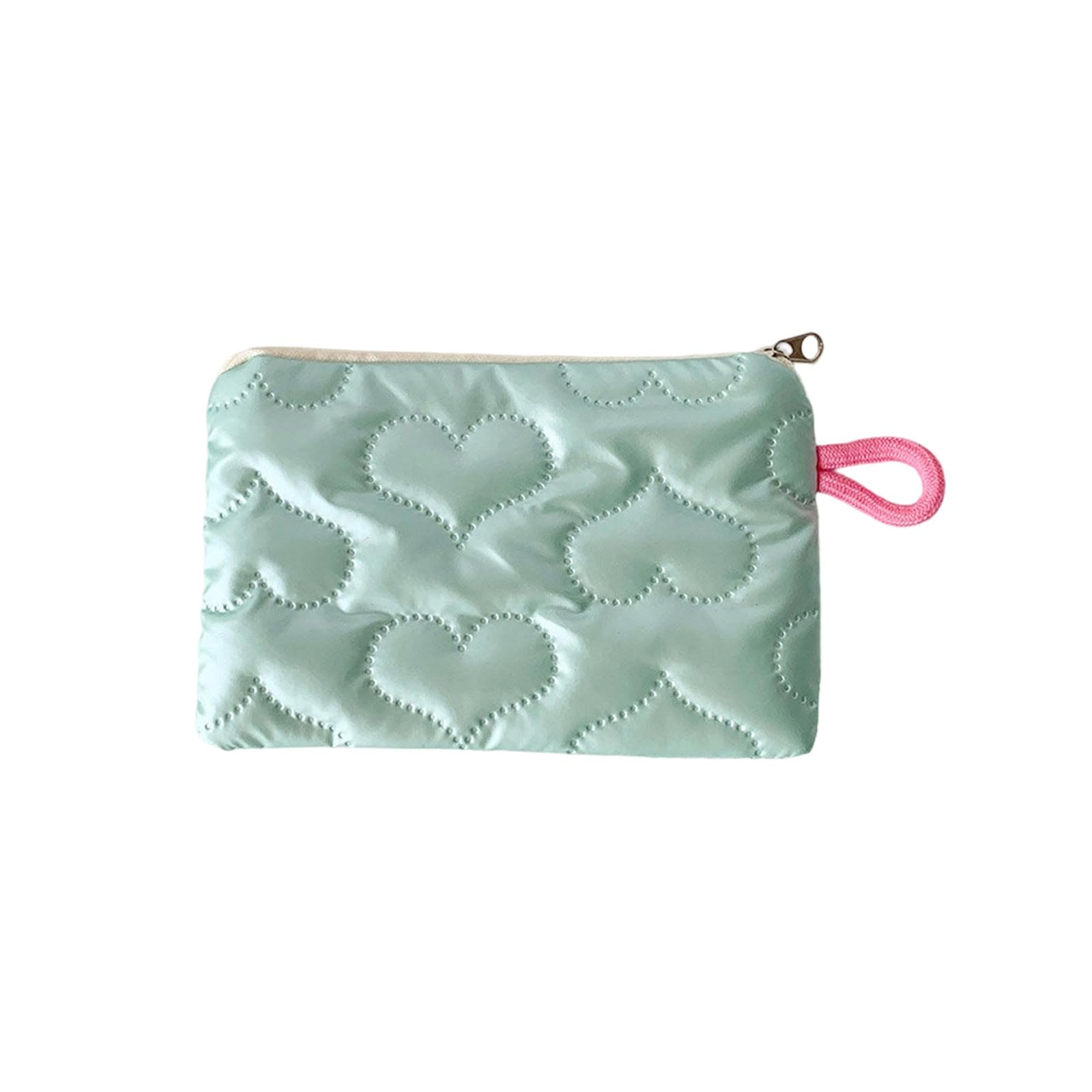 Portable Embossed Makeup Pouches with Bowkot Accent, School Cosmetic Storage for Daily Use Cosmetic Organizers Bag Women ' s Accessories Organizers