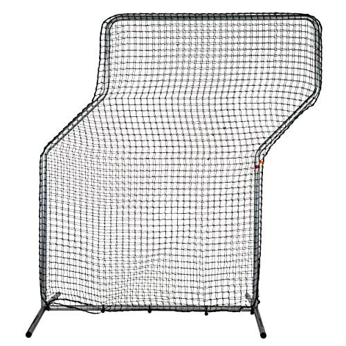 Champro Steel Frame Reversible Field Z-Screen, Baseball/Softball Pitcher's Net, 7' X 5', Silver #TOP1