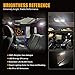 DODOFUN Super Bright Deluxe LED Interior Lights Kit Package for Jeep Wrangler JK 2-Door 4-Door 2007 2008 2009 2010 2011 2012 2013 2014 2015 2016 2017 2018 Models Map Dome Bulb 6000K White (9-pc Pack)